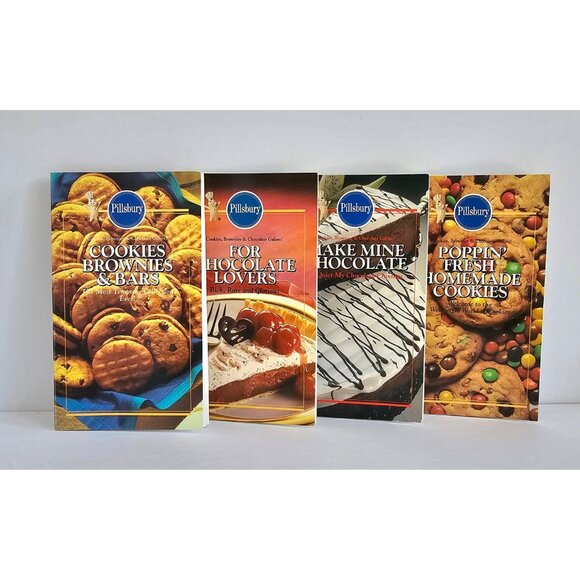 Vintage 1993 Pillsbury Cookies Brownies & Chocolate Galore Cookbook Box Set - Picture 3 of 10
